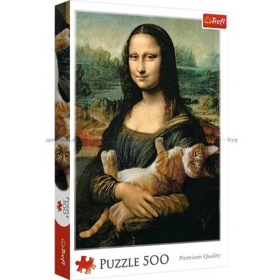 Mona Lisa och kattungen, 500 bitar