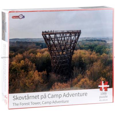 Sevärdhet i Danmark: Camp Adventure - Skovtårnet, 1000 bitar