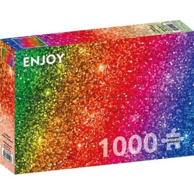 Färgglada: Glitter, 1000 bitar