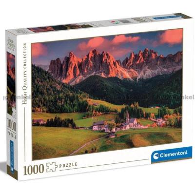Italien: Dolomiterna i kvällsljuset, 1000 bitar