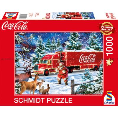 Coca-Cola: Christmas truck, 1000 bitar