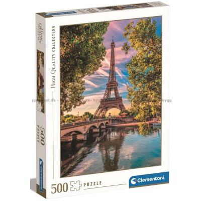 Frankrike: Eiffeltornet vid Seine, 500 bitar