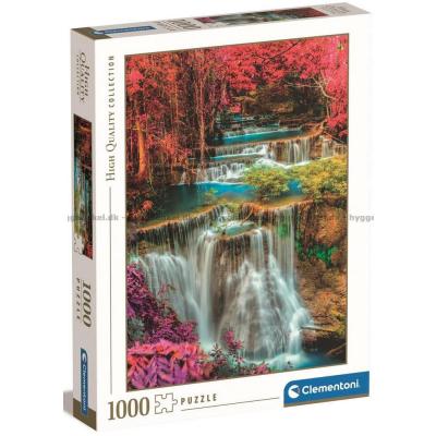 Färgglada vattenfallet, 1000 bitar