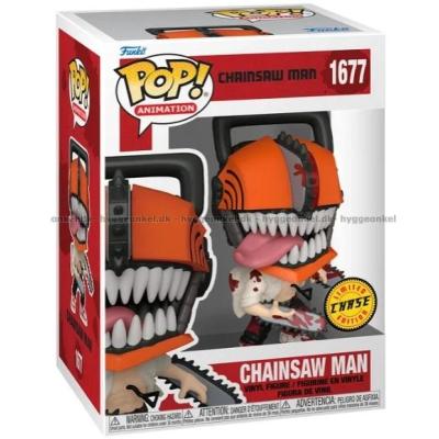 Bild av Funko Pop! Chainsaw Man (Begränsad utgåva: Chase-version) #1677 sett ovanifrån