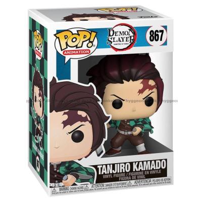Bild av Funko Pop! Demon Slayer - Tanjiro Kamado #867 sett ovanifrån