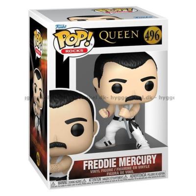Bild av Funko Pop! Freddie Mercury #496 sett ovanifrån