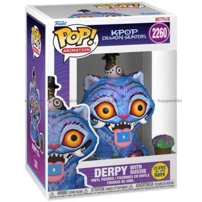 Bild av Funko Pop! Kpop Demon Hunters - Derpy & Sussie (Självlysande) #2260 sett ovanifrån