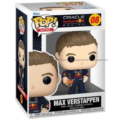 Bild av Funko Pop! Max Verstappen (med hjelm) #08 sett ovanifrån