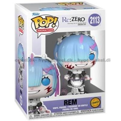 Bild av  Funko Pop! Re:Zero - Rem (Limited Edition: Chase Version) #2113 sett ovanifrån