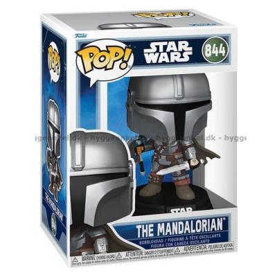 Bild av Funko Pop! Star Wars: The Mandalorian and Grogu - The Mandalorian (Dual Wield) #844