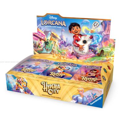 Bild av Disney Lorcana: Hyperia City (Set 14) - Booster Display sett ovanifrån