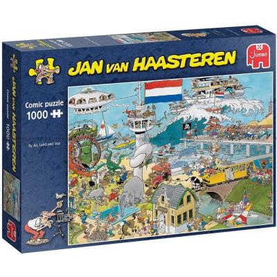 På land, til sjöss och i luften, 1000 bitar