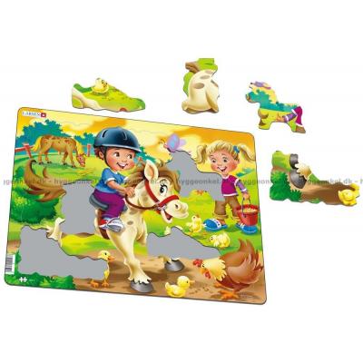 Bild av På bondgården: Ponny - Rampussel, 16 bitar