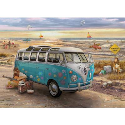 Bild av Giordano: VW buss, 1000 bitar