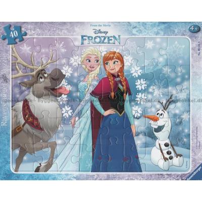 Disney: Frost - Anna och Elsa - Rampussel, 40 bitar