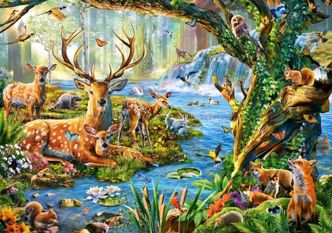 Chesterman Skogens Djur 500 Bitar Pussel Castorland 52929 Chesterman Skogens Djur 500 Bitar Pussel Castorland 52929