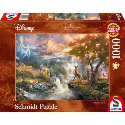 Disney: Kinkade - Bambi, 1000 bitar