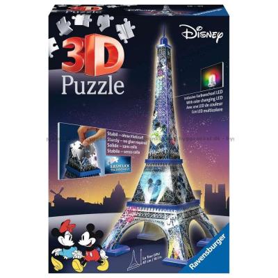 3D: Disney - Eiffeltornet om natten, 216 bitar