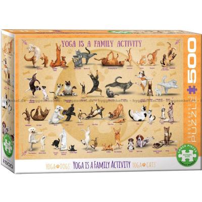 Yoga: En familjeaktivitet, 500 bitar