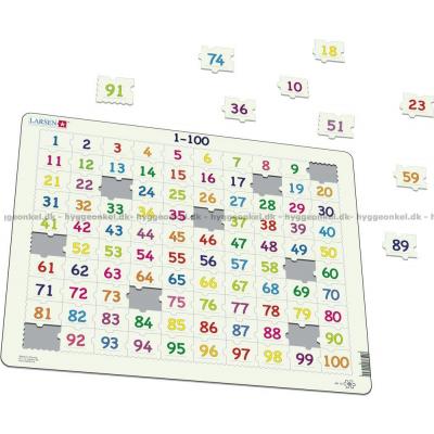 Bild av Matematik: 1-100 - Rampussel, 100 bitar
