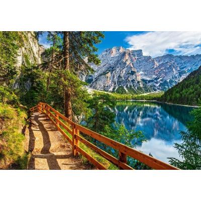 Bild av Italien: Braies-sjön, 1000 bitar