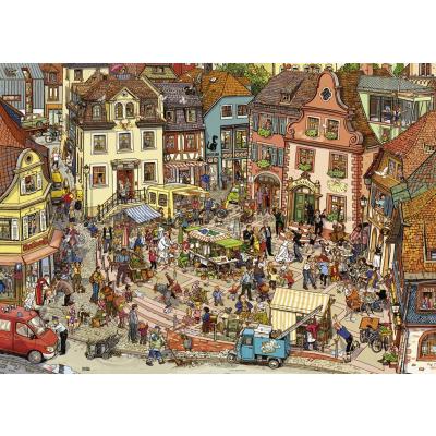 Bild av Göbel & Knorr: På torget, 1000 bitar
