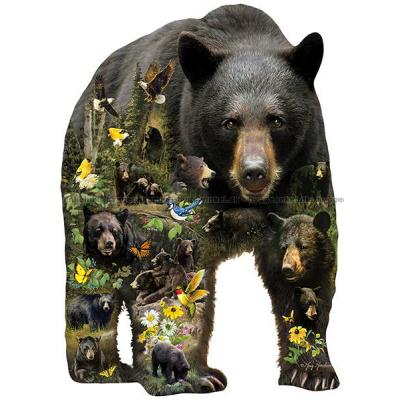 Giordano: Björnfamiljen i skogen - Format motiv, 1000 bitar
