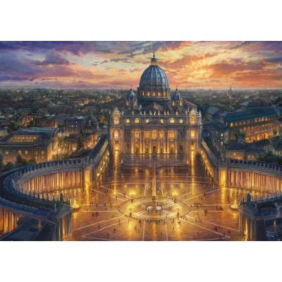 Kinkade: Vatikanstaten - Solnedgång, 1000 bitar