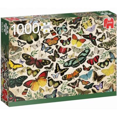 Fjärilar - Kollage, 1000 bitar