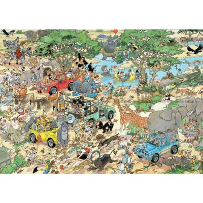 Bild av Storm och safari, 2x1000 bitar