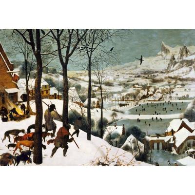 Brueghel: Jägarna i snön, 1000 bitar