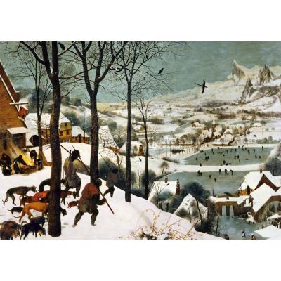 Bild av Brueghel: Jägarna i snön, 1000 bitar