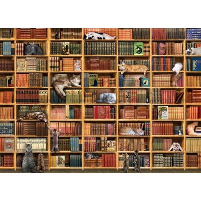 Bild av Katter på biblioteket, 1000 bitar
