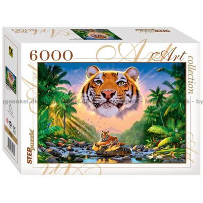 Imponerande tiger, 6000 bitar