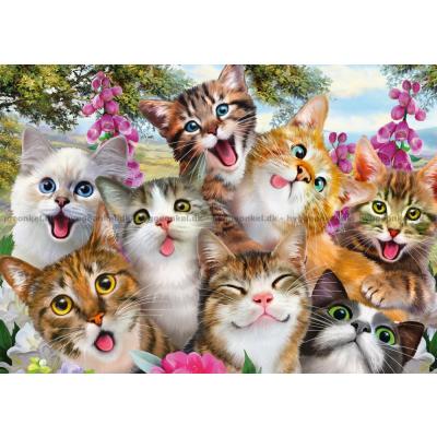 Bild av Robinson: Selfie - Katter, 500 bitar