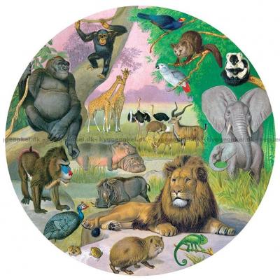 Bild av Afrika - Runt pussel, 1000 bitar