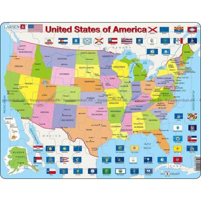 Karta: USA - Rampussel, 48 bitar