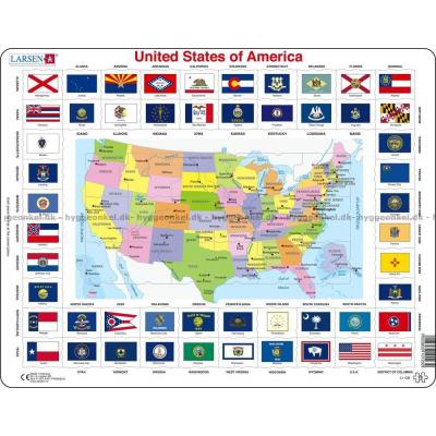 Karta: USA - Rampussel, 70 bitar