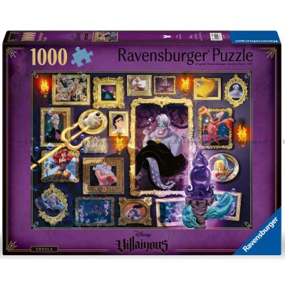 Disney skurkar: Den lilla sjöjungrun - Ursula, 1000 bitar