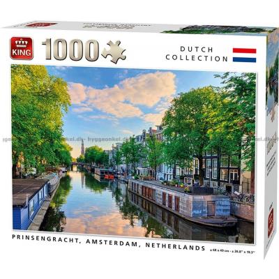 Holland: Prinsengracht i Amsterdam, 1000 bitar