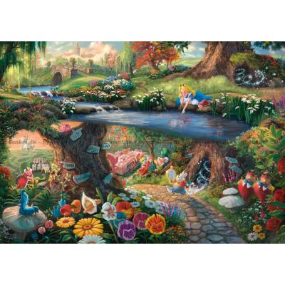 Bild av Disney: Kinkade - Alice i Underlandet, 1000 bitar