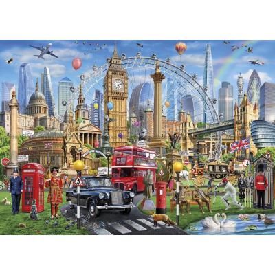 Chesterman: London - Collage, 1000 bitar