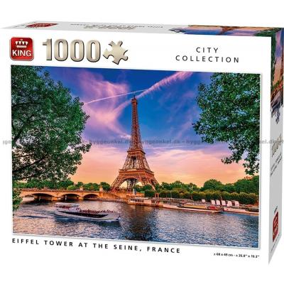Eiffeltornet vid Seine, 1000 bitar