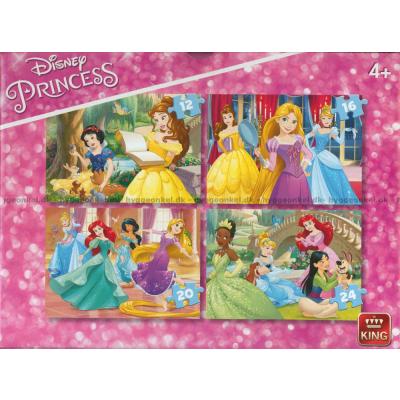 Disney prinsessor: Tillsammans, 4 i 1, 12 bitar
