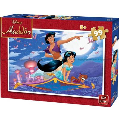 Disney: Aladdin och Jasmine på mattan, 99 bitar