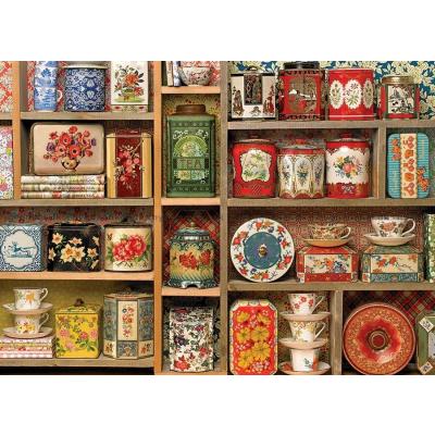 Bild av Tinn burkar, 1000 bitar