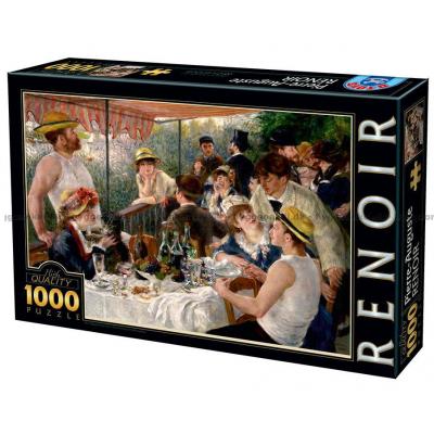 Renoir: Fest på båtklubben - Konst, 1000 bitar
