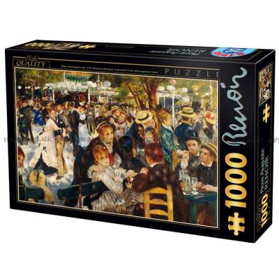 Renoir: Bal du Moulin de la Galette - Konst, 1000 bitar