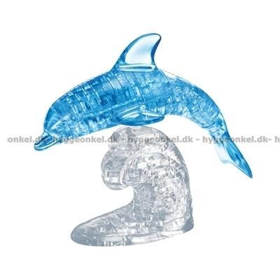 3D: Blå delfin, 95 bitar