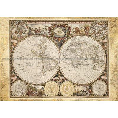 Historisk världskarta, 2000 bitar